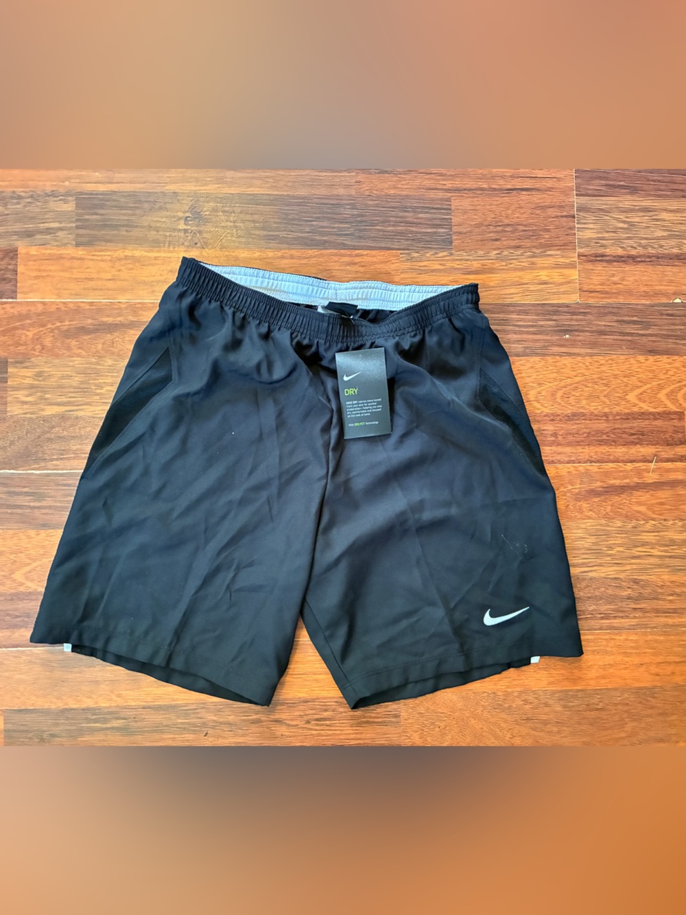 Nike Boys Black Dri-FIT Athletic Shorts